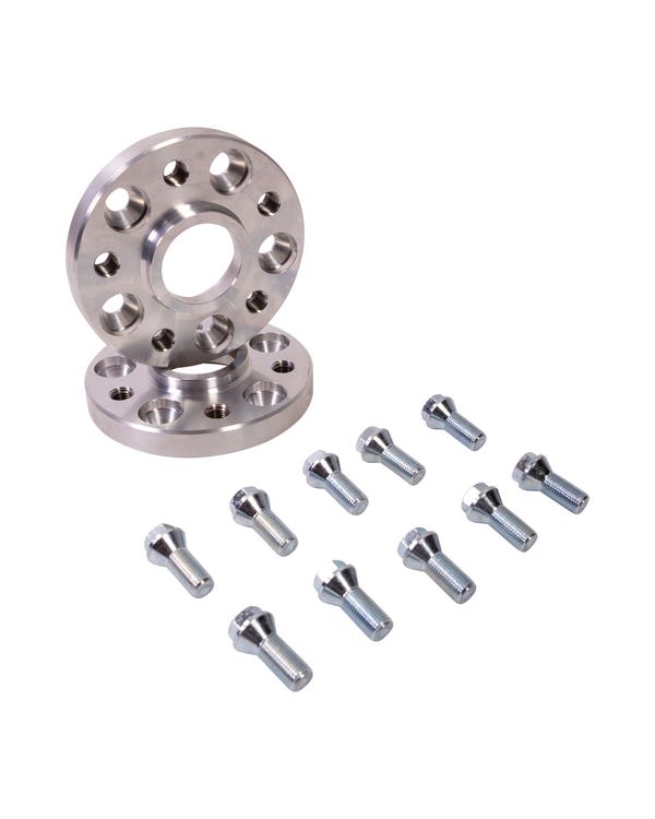 Wheel Spacers 25mm 5x112 Bolt-on Hubcentric   fits T2 Bay