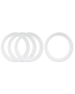 White Wall Tyre Trims 15'' Set of 4