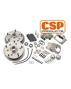 CSP Front Disc Brake Kit with 5x205 Stud Pattern for Dropped Spindles