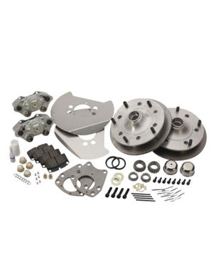 CSP Front Cross Drilled  Disc Brake Conversion Kit with 5x205 Stud Pattern for 15" Wheel  fits Baywindow,Split Bus