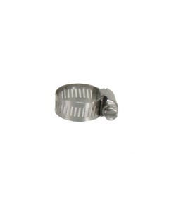 Gas Hose Clip, Stainless Steel, 15mm, Screw Type