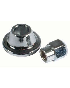 Chrome Nut and Washer for Dynamo or Alternator  fits Beetle,T2 Bay,Splitscreen,Karmann Ghia,Beetle Cabrio