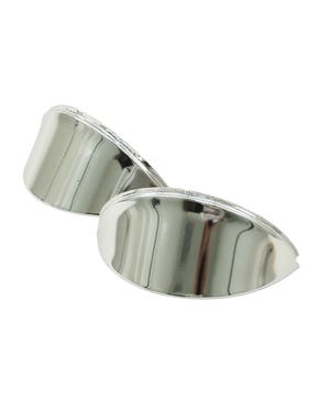Headlight Eyebrows Chrome Pair