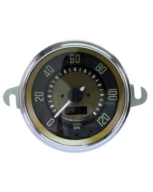 Smiths Digital Speedometer 120 MPH with Brown Face  fits Splitscreen