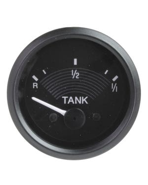 Tankanzeige, 12V, schwarz, 52mm  fits Käfer