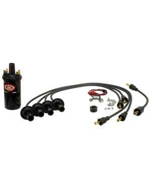 Kit accensione elettronica Pertronix Ignitor 1, per spinterogeno con depressore, 1200-1600cc  fits Maggiolino,Bus Bay,Karmann Ghia,Maggiolino Cabrio,Buggy/Baja