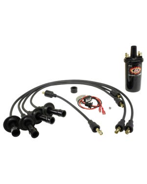 Kit accensione elettronica Pertronix Ignitor 1, per spinterogeno tipo 009, 1200-1600cc  fits Maggiolino,Bus Bay,Bus T3,Bus Split,Karmann Ghia,Maggiolino Cabrio,Type 3,Buggy/Baja