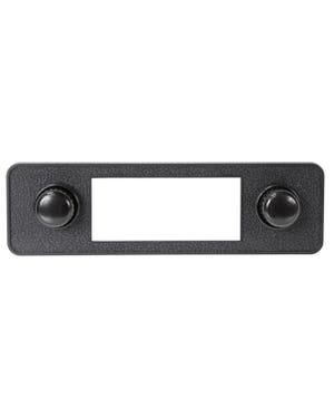 Black Stereo Faceplate including Knobs and Escutcheons  fits Beetle,T2 Bay