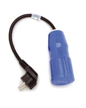 Continental Mains Hook Up Adapter Continental Plug  fits T2 Bay,T25/T3,Splitscreen,T4,T5