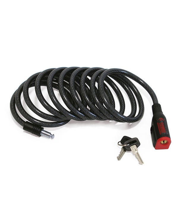 Fiamma Cable Lock For Bike Rack 250cm  fits T2 Bay,T25/T3,Splitscreen,T4,T5