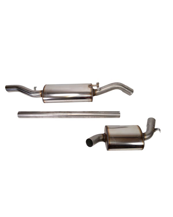 Stainless Steel Exhaust System for GTI 8V  fits Golf Mk2