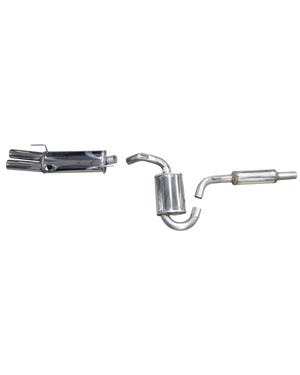 Jetex Stainless Steel Exhaust System, Resonated fits Golf Mk3