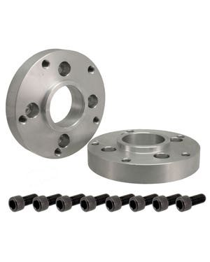 SSP Felgenadapter, 25 mm, Umrüstung von 4 x 100 auf 5 x 130 Bolzenanordnung fits Golf 1,Golf 2,Golf 1 Cabriolet,Golf 3,Golf 3 Cabriolet,Caddy 1,Scirocco,Jetta,Corrado,Polo Mk3 6N,Vento,Golf Mk2 USA