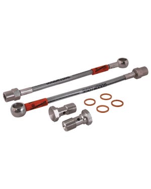 Kit manguito freno. discos traseros. Inox  fits Golf Mk2