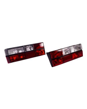 Rear Lamps, Mk1 Golf Series 2, M3 Style Clear and Red  fits Golf Mk1