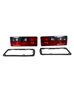 Luces traseras rojas y ahumadas. Pareja fits golf_mk1