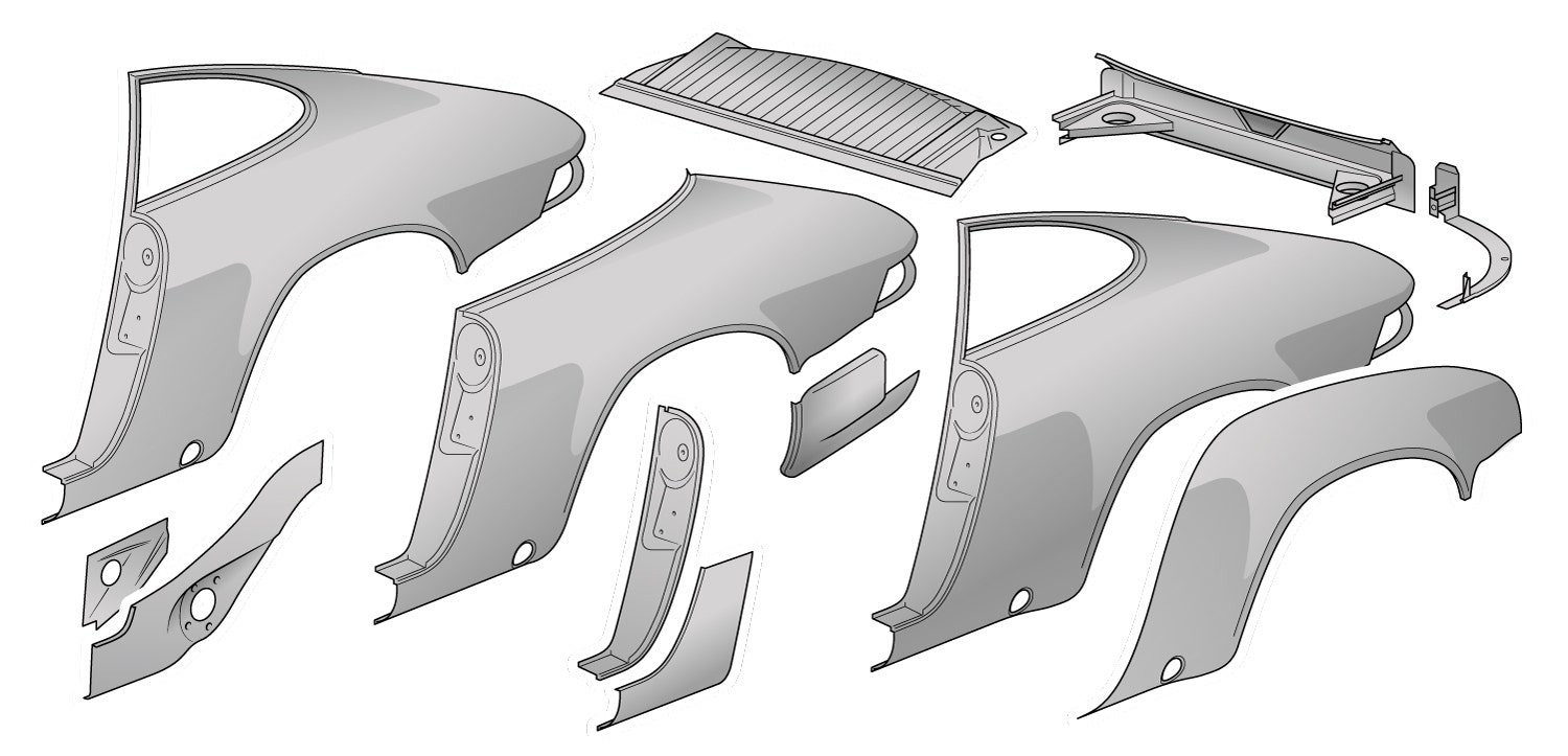 Beetle, Panels, Front Body