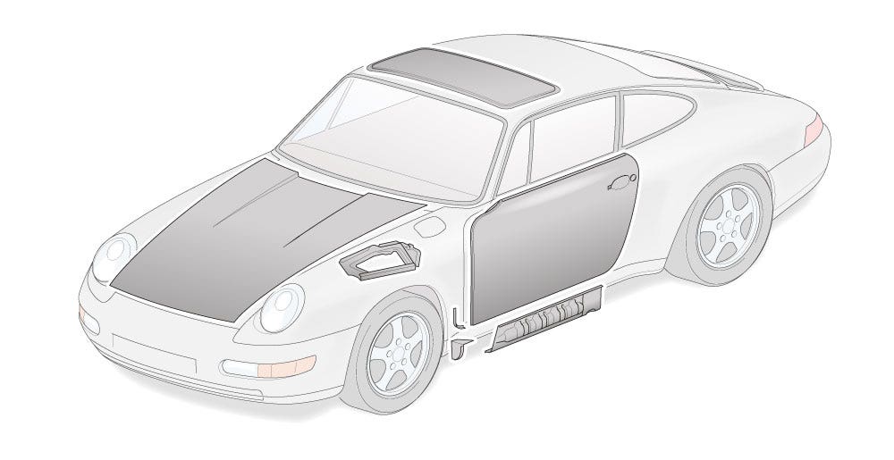 Beetle, Panels, Front Body