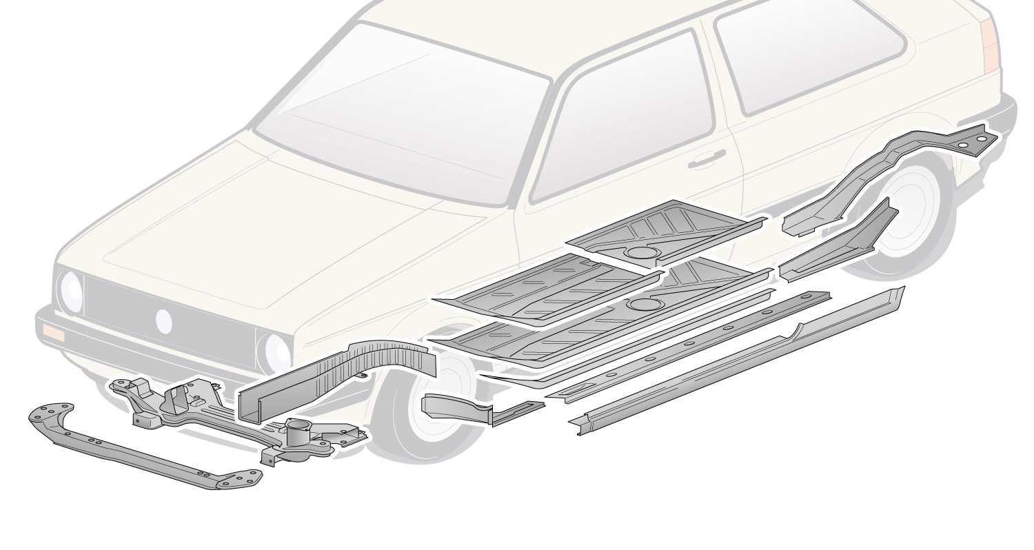 Beetle, Panels, Front Body