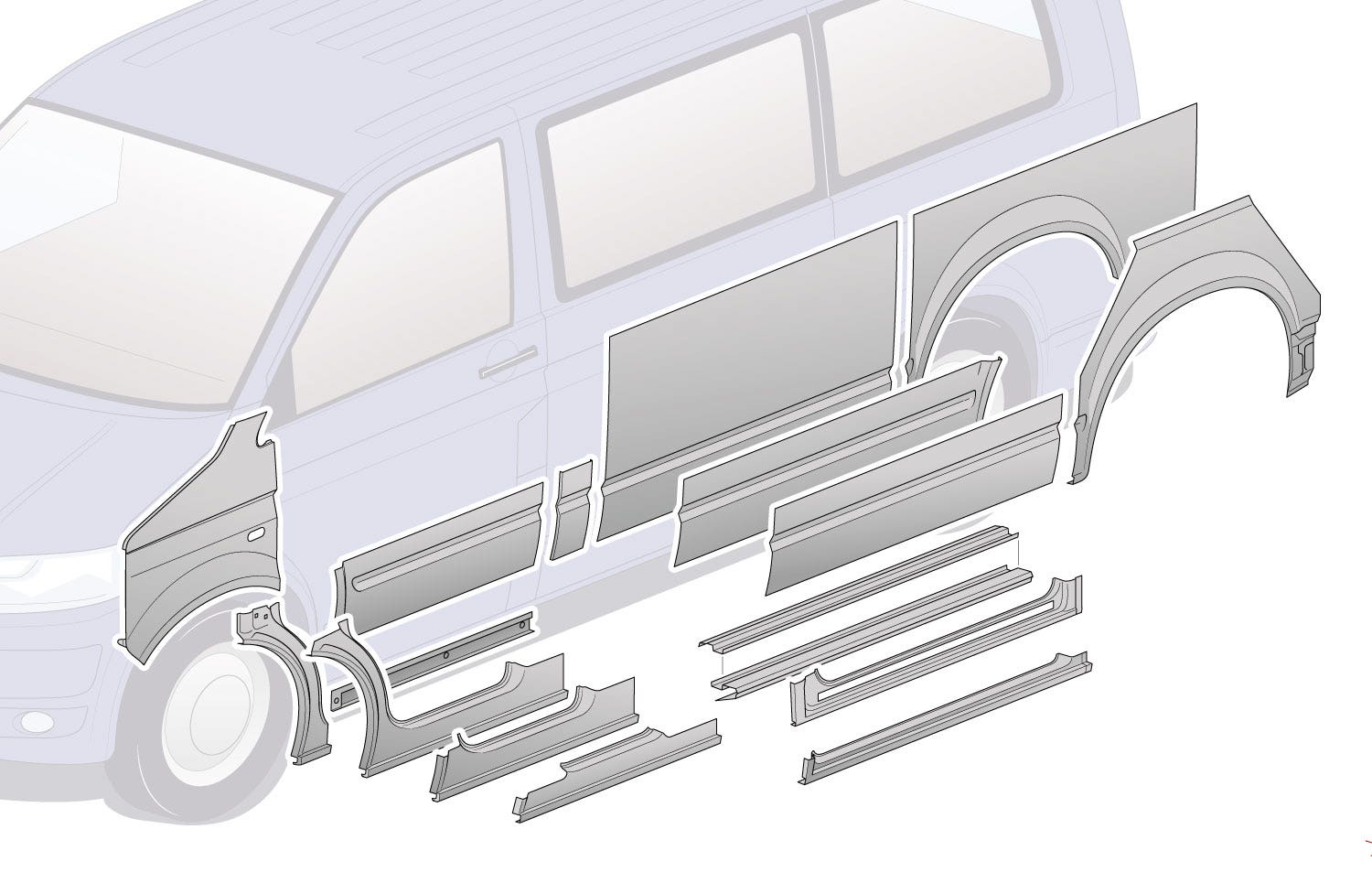 Beetle, Panels, Front Body