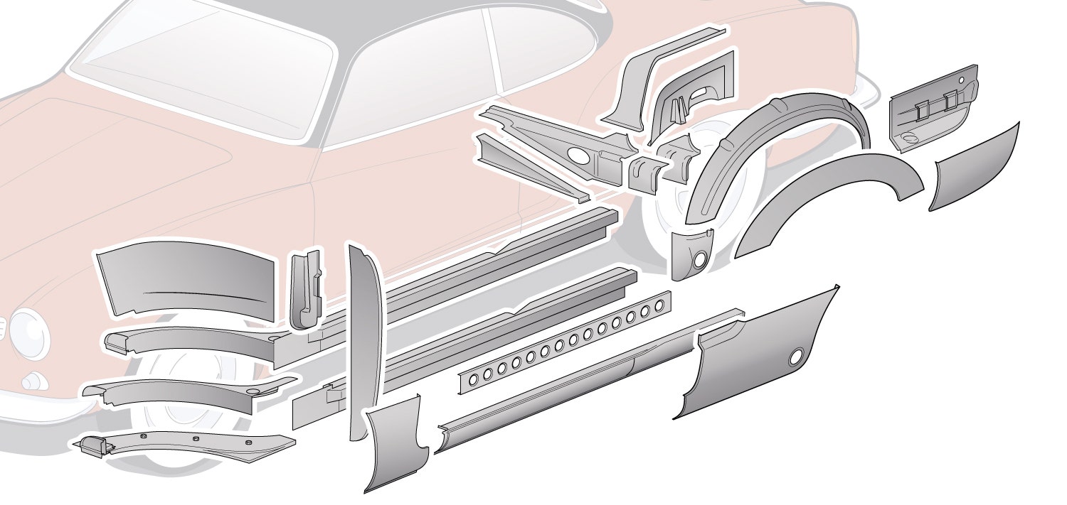 Beetle, Panels, Front Body