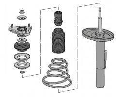 986 Boxster Torreta suspension