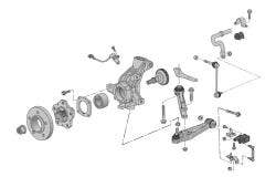 986 Boxster Front Axle