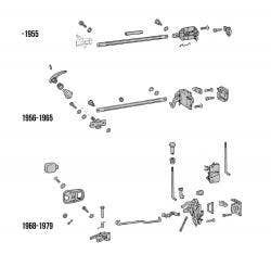 Beetle Cabriolet Door Parts, Locks & Latches