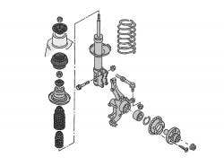 Polo Mk3 6N Suspension Struts