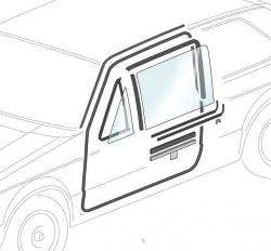 Golf Mk1 Juntas de ventanas