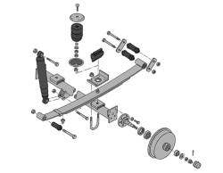 Caddy Rear Axle