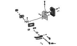 Caddy Door Parts, Locks & Latches