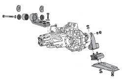 Golf Mk1 Cabriolet Engine Block & Mounts