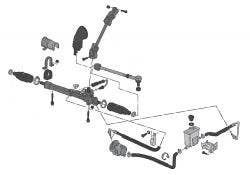 Golf Mk2 Steering Rack