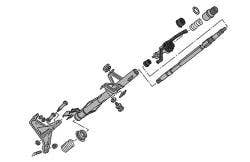 Golf Mk2 Columna de direccion