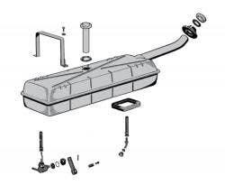 Split Bus Fuel Tanks & Fuel Fillers