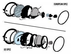 Split Bus Headlights