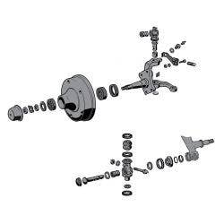 T2 Split Stub Axles