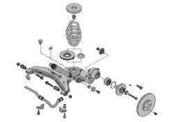 Transporter T4 Rear Axle