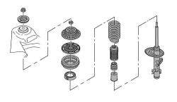 Transporter T5 Suspension Struts