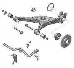 Transporter T5 Rear Axle