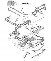 Vanagon Coolant Hoses & Pipes