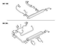 Vanagon Exhaust Sections