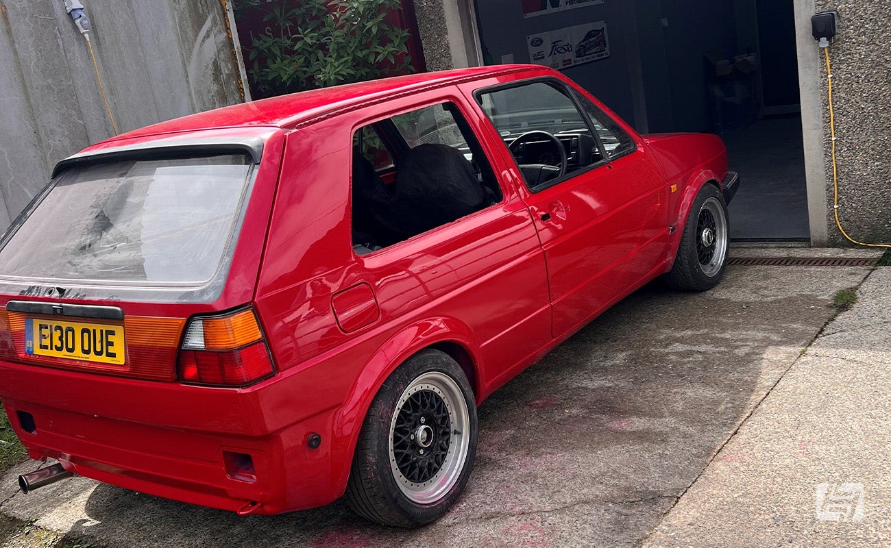 Win your wishlist 1st place winner - mk2 Golf in red